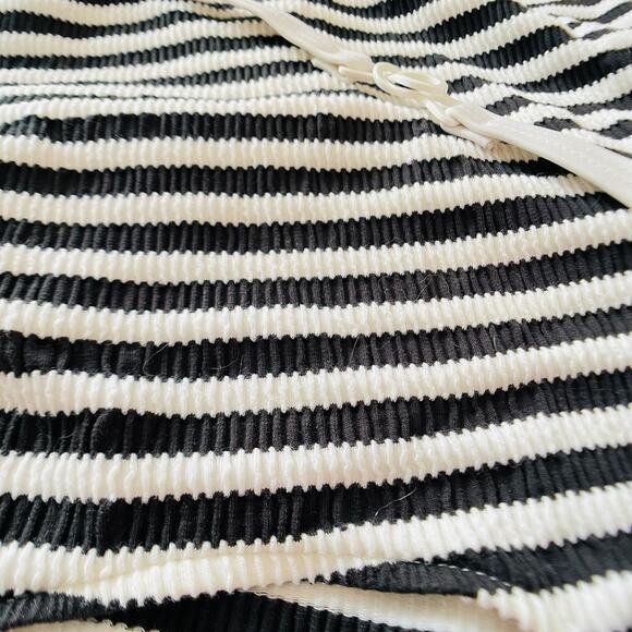 NWT Vintage 70s 80s Jantzen Striped Belted Retro Pinup Bodycon Swimsuit 16 USA - Picture 6 of 16